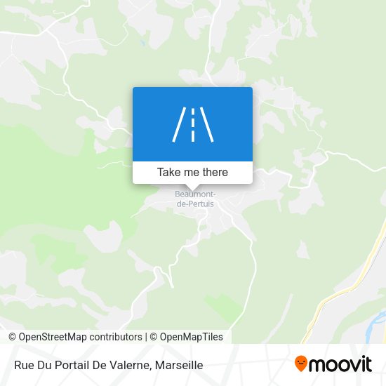 Rue Du Portail De Valerne map