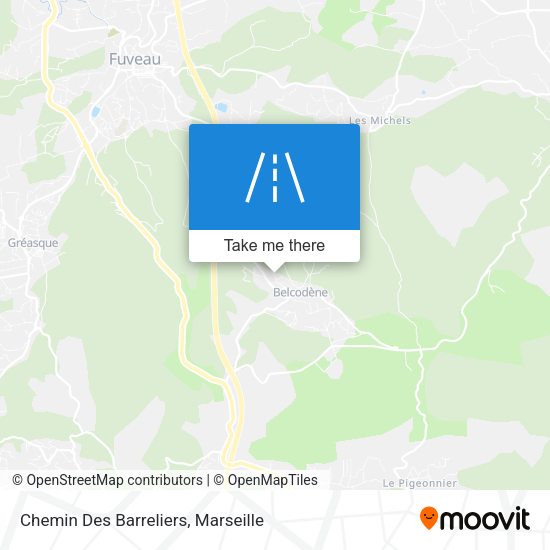 Chemin Des Barreliers map