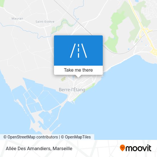 Allée Des Amandiers map