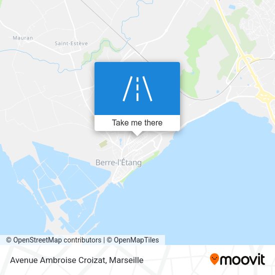 Avenue Ambroise Croizat map