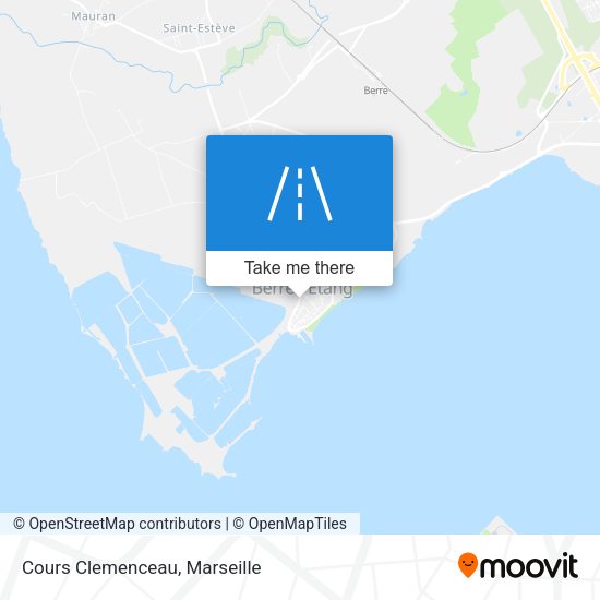 Cours Clemenceau map