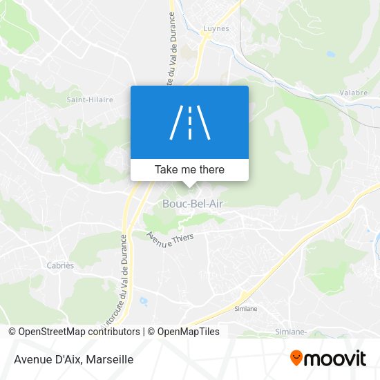Avenue D'Aix map