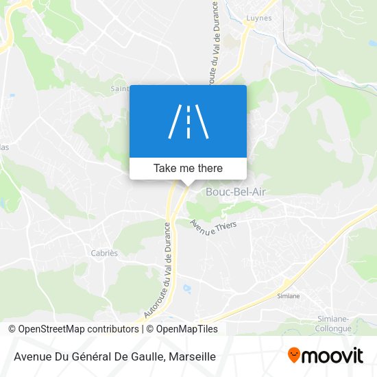 Avenue Du Général De Gaulle map