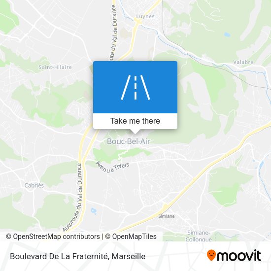 Boulevard De La Fraternité map