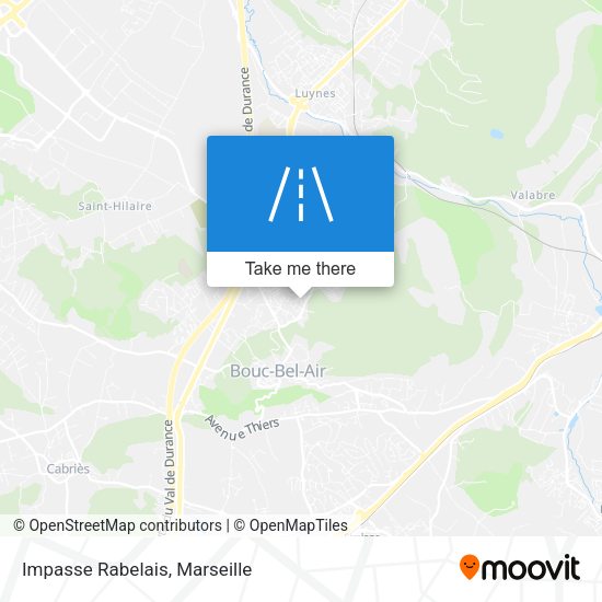 Impasse Rabelais map