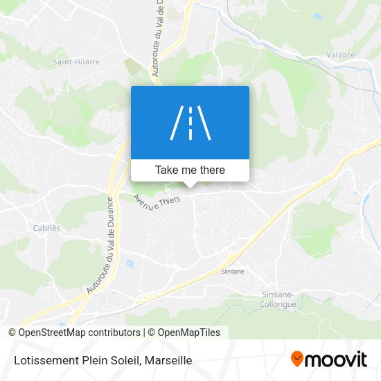 Lotissement Plein Soleil map