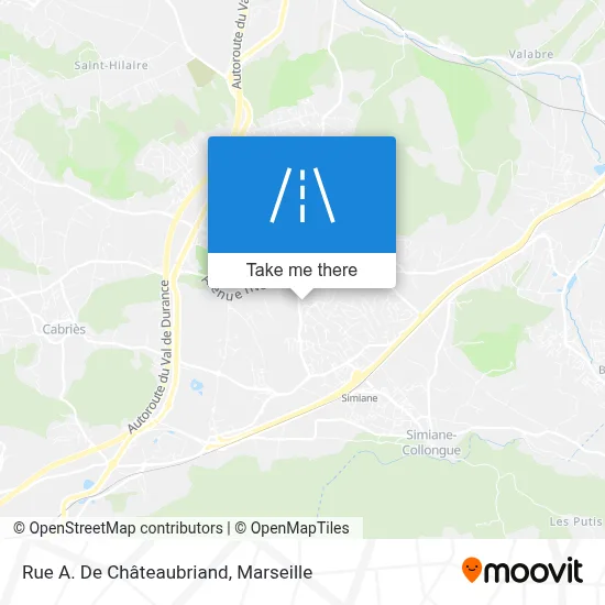 Rue A. De Châteaubriand map