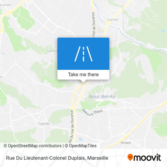 Rue Du Lieutenant-Colonel Duplaix map