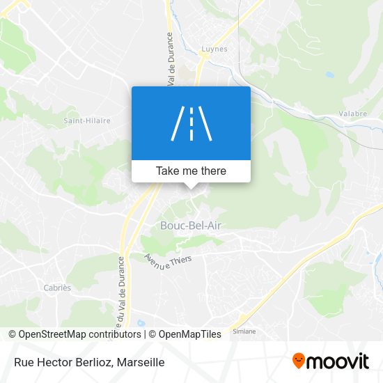 Rue Hector Berlioz map