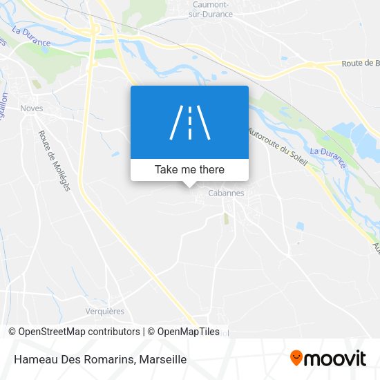 Hameau Des Romarins map