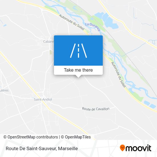 Route De Saint-Sauveur map