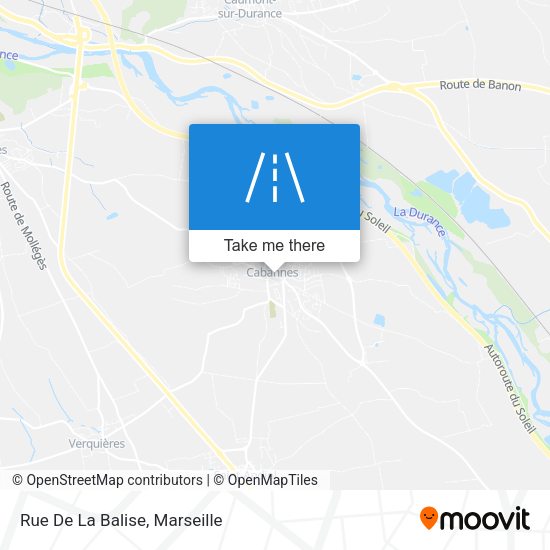 Rue De La Balise map