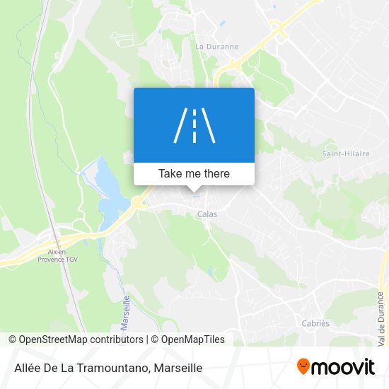 Allée De La Tramountano map