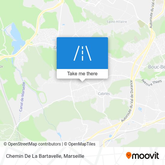 Chemin De La Bartavelle map