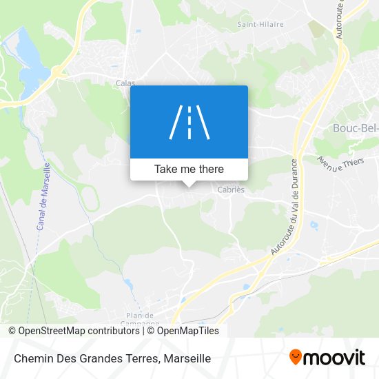 Chemin Des Grandes Terres map