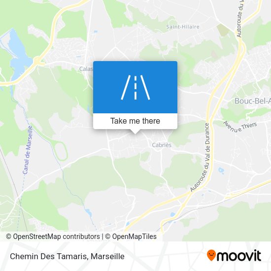 Chemin Des Tamaris map