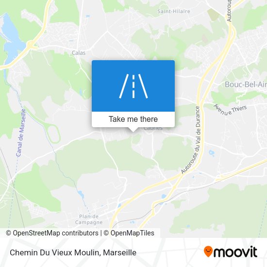 Chemin Du Vieux Moulin map