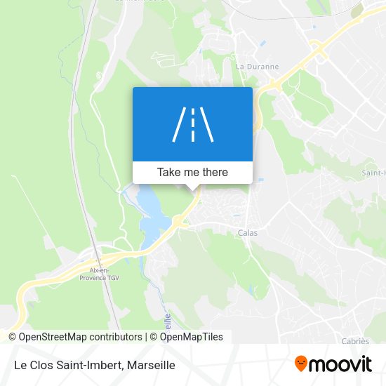 Le Clos Saint-Imbert map