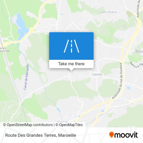 Route Des Grandes Terres map