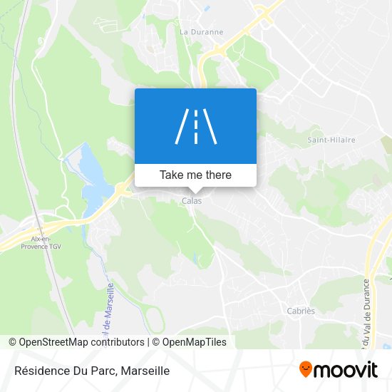 Résidence Du Parc map