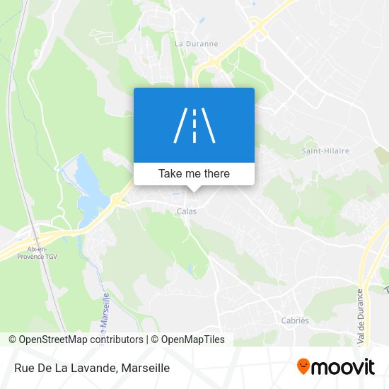 Rue De La Lavande map