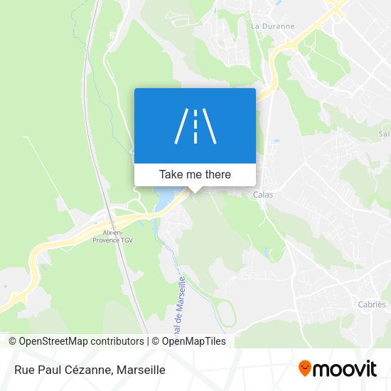 Rue Paul Cézanne map