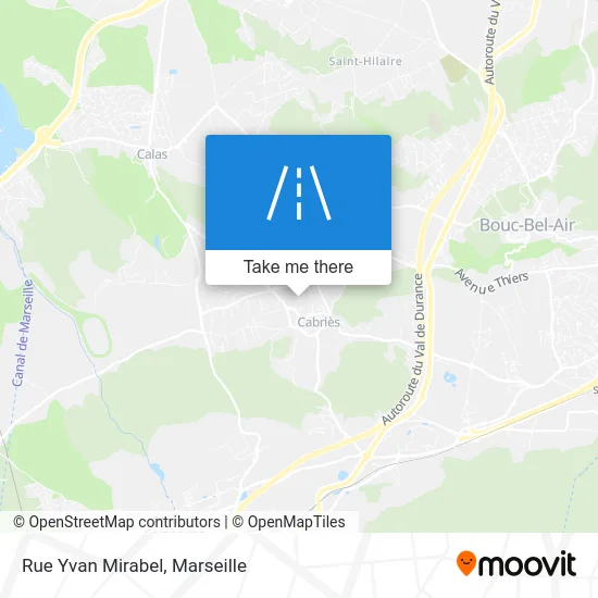 Rue Yvan Mirabel map
