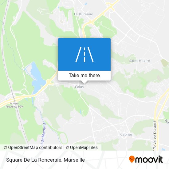 Square De La Ronceraie map