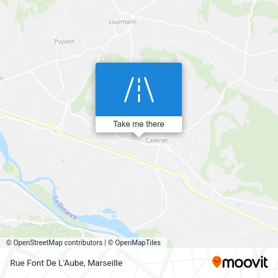 Rue Font De L'Aube map