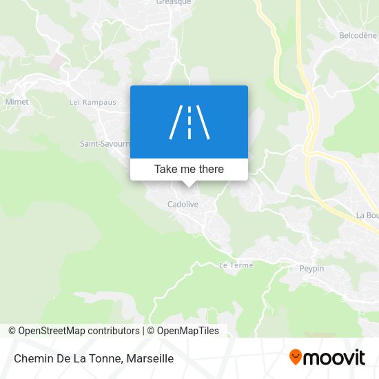 Chemin De La Tonne map