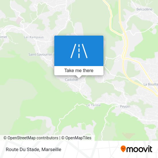 Route Du Stade map