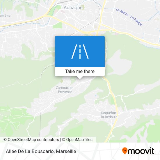 Allée De La Bouscarlo map