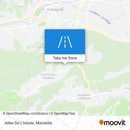 Allée De L'Issole map