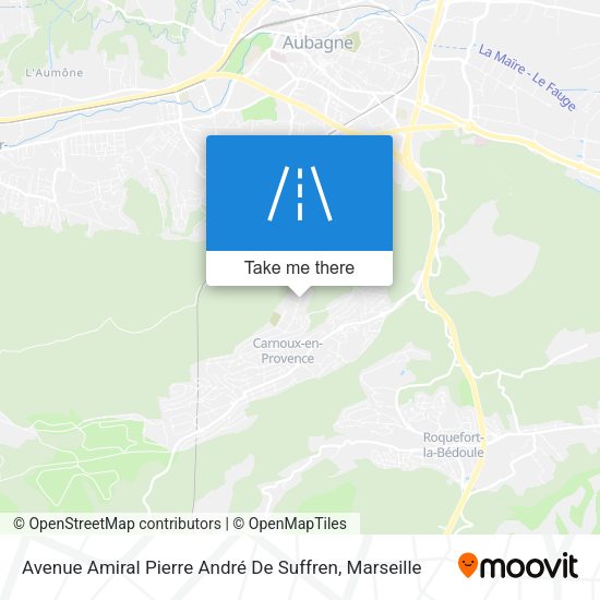 Avenue Amiral Pierre André De Suffren map