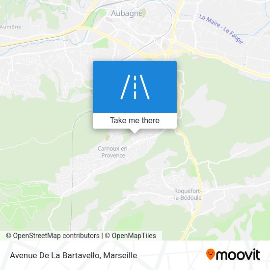 Avenue De La Bartavello map