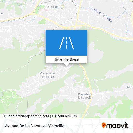 Avenue De La Durance map