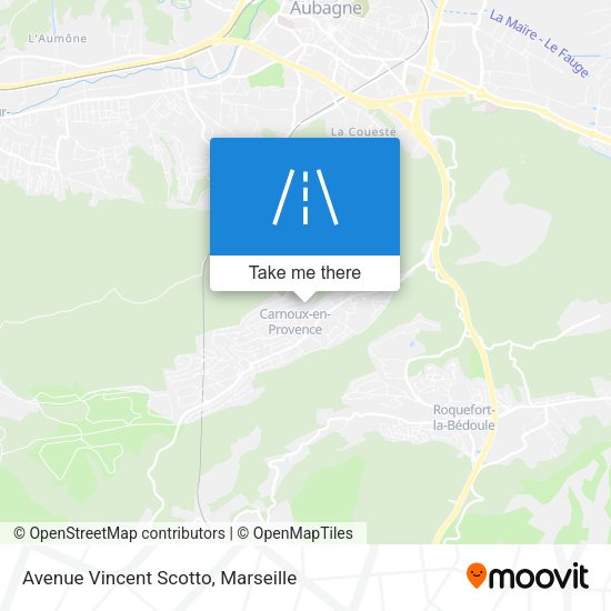 Avenue Vincent Scotto map