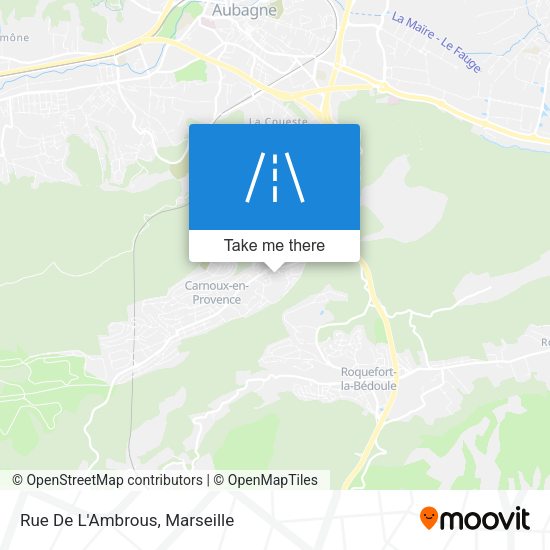 Rue De L'Ambrous map