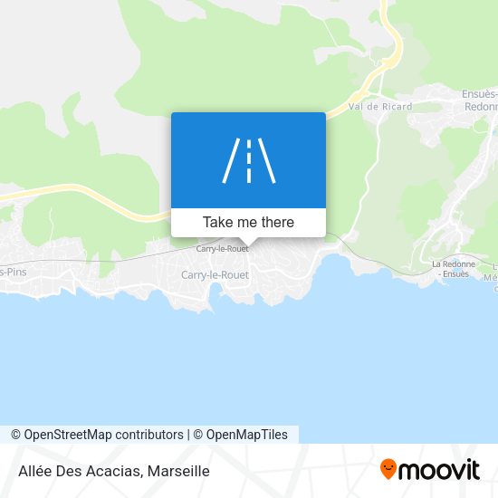 Allée Des Acacias map