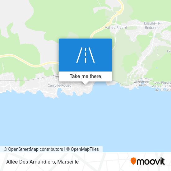 Allée Des Amandiers map