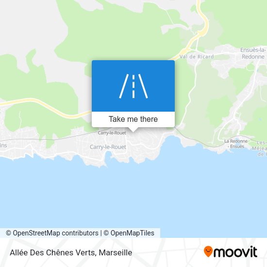 Allée Des Chênes Verts map