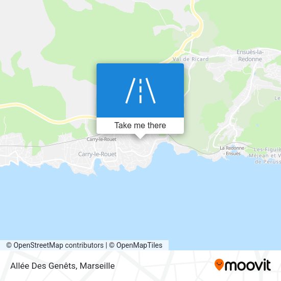 Allée Des Genêts map