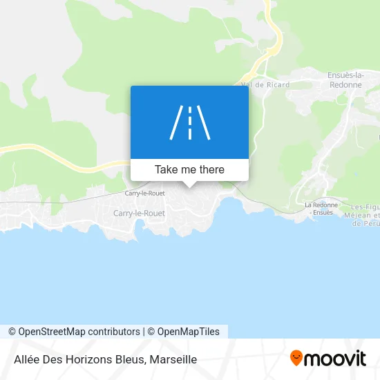 Allée Des Horizons Bleus map
