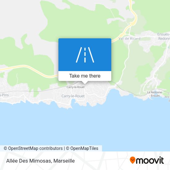 Allée Des Mimosas map