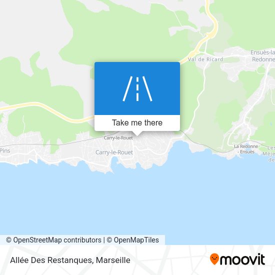 Allée Des Restanques map