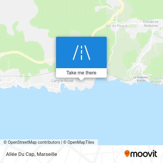 Allée Du Cap map