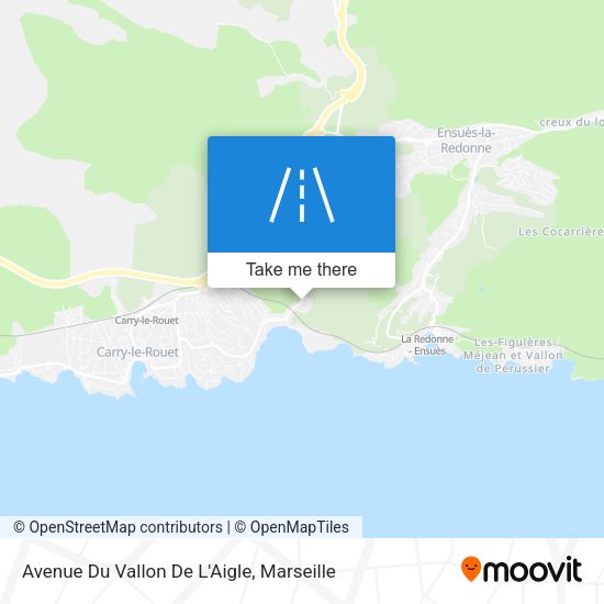 Avenue Du Vallon De L'Aigle map