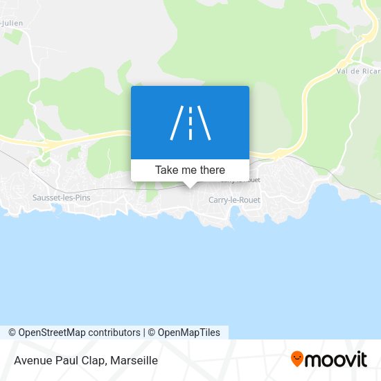 Avenue Paul Clap map