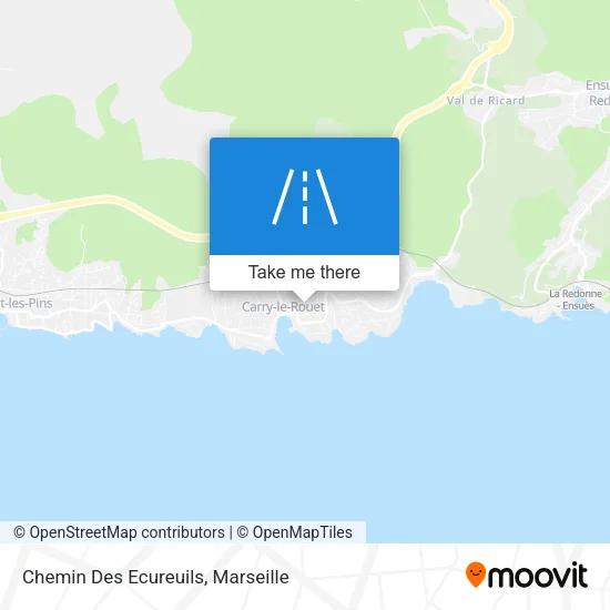 Chemin Des Ecureuils map