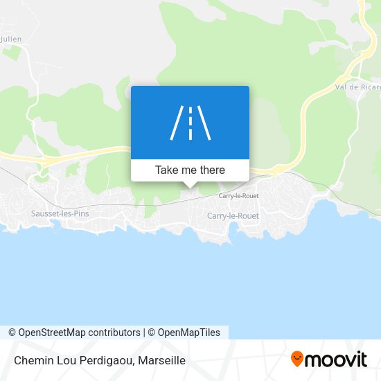 Chemin Lou Perdigaou map